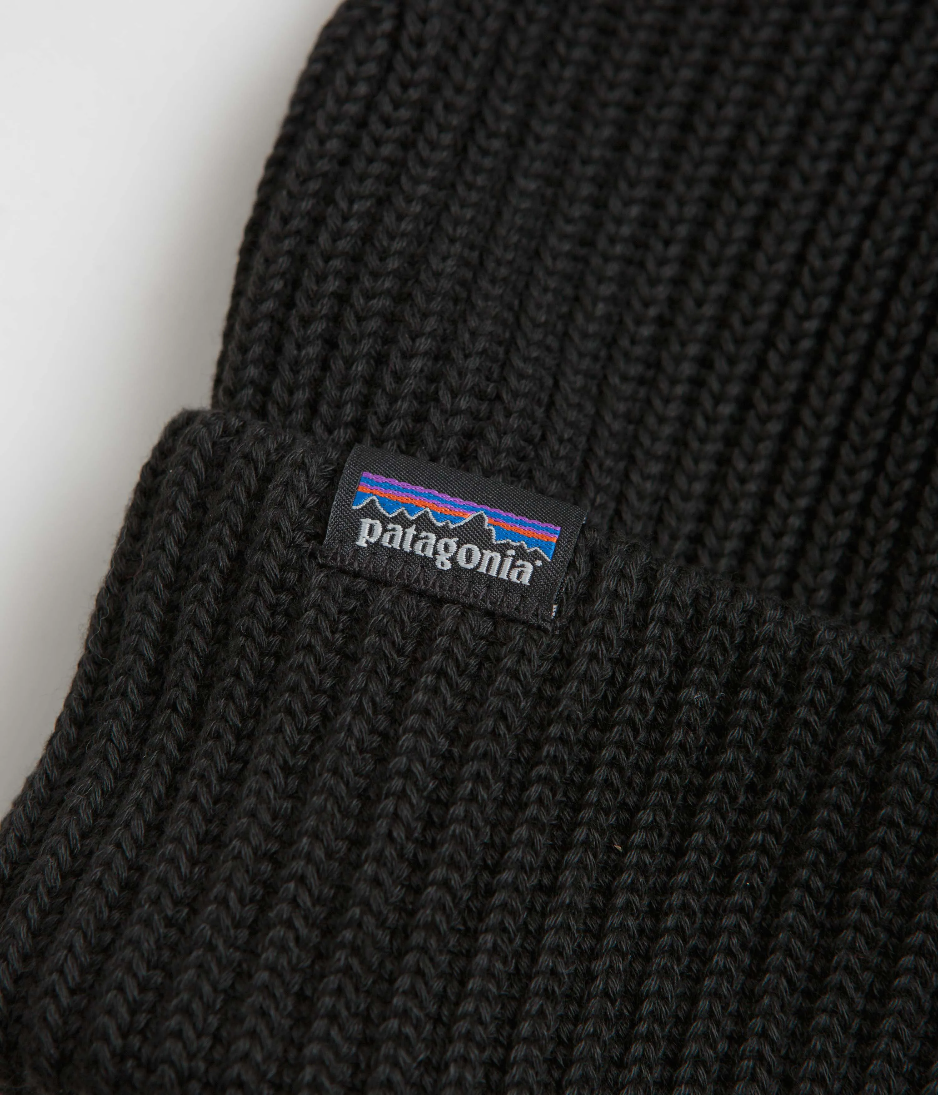 Patagonia Fisherman's Rolled Beanie - Black
