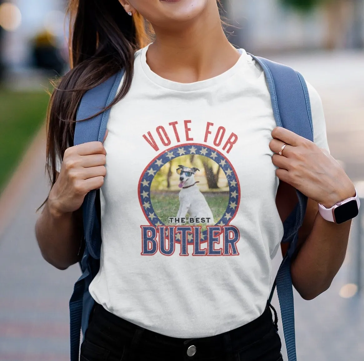 Personalized Dog Vote Shirt, Election For Shirt, Custom Dog Lover Gift, Vote 2024 Tee, Politics Shirt, President T-Shirt