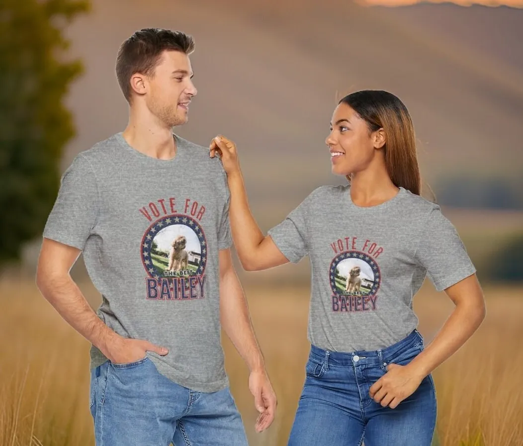 Personalized Dog Vote Shirt, Election For Shirt, Custom Dog Lover Gift, Vote 2024 Tee, Politics Shirt, President T-Shirt