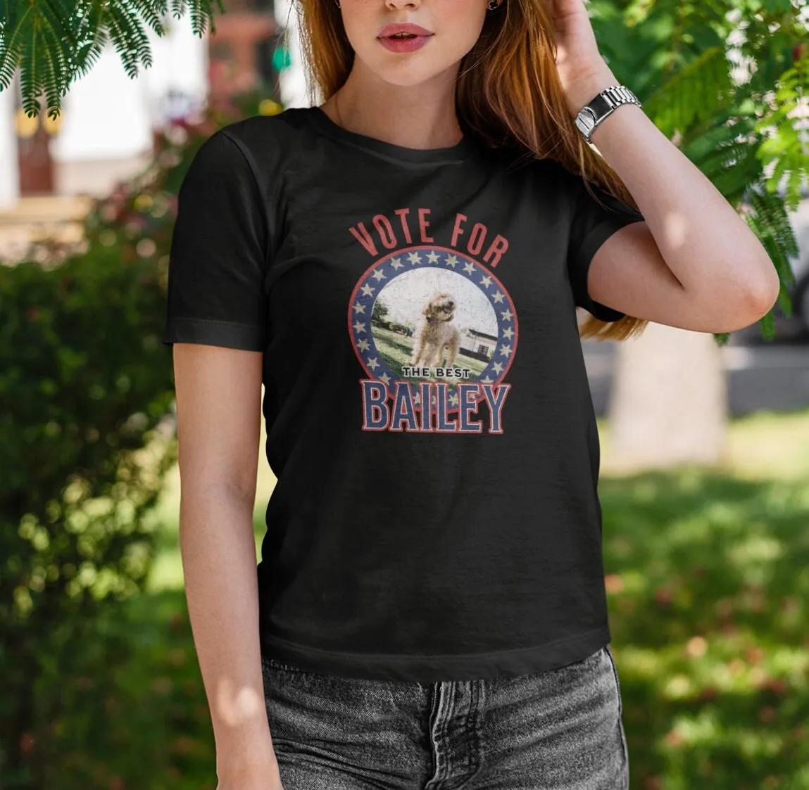 Personalized Dog Vote Shirt, Election For Shirt, Custom Dog Lover Gift, Vote 2024 Tee, Politics Shirt, President T-Shirt