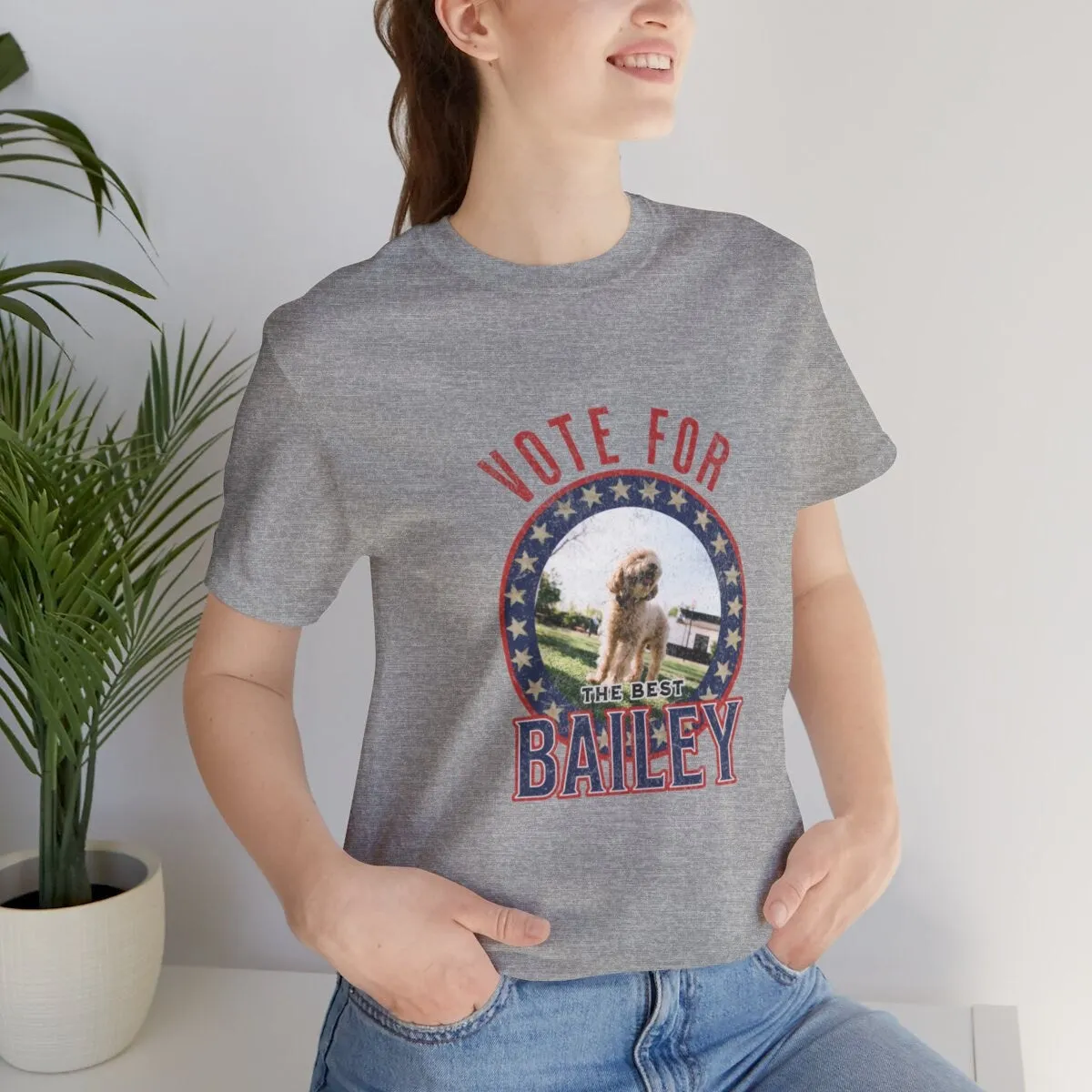Personalized Dog Vote Shirt, Election For Shirt, Custom Dog Lover Gift, Vote 2024 Tee, Politics Shirt, President T-Shirt