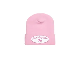 Pink Pony Club - Pink Embroidered Winter Beanie