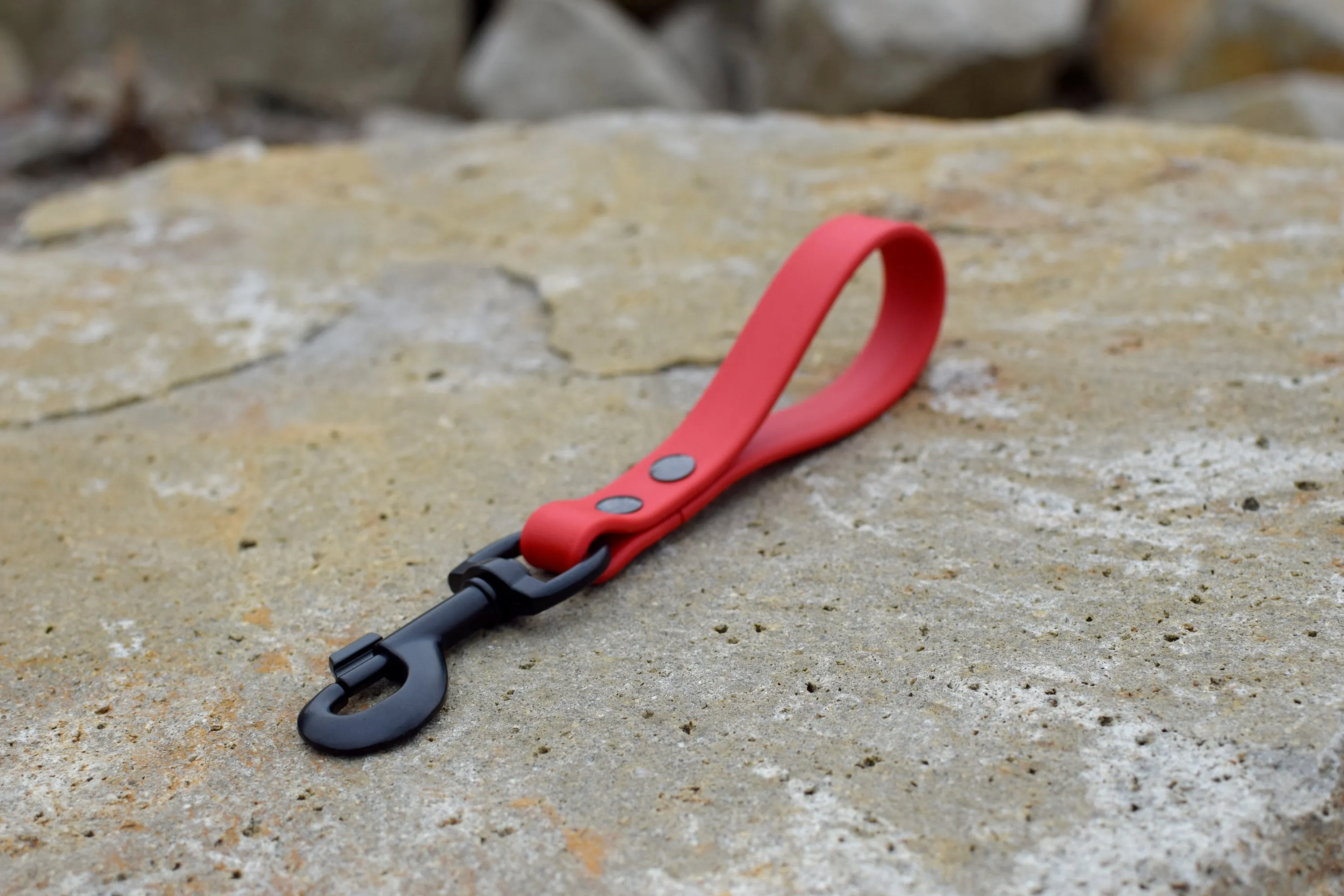 PREMADE COLLECTION - Biothane Short Leash Key Fob