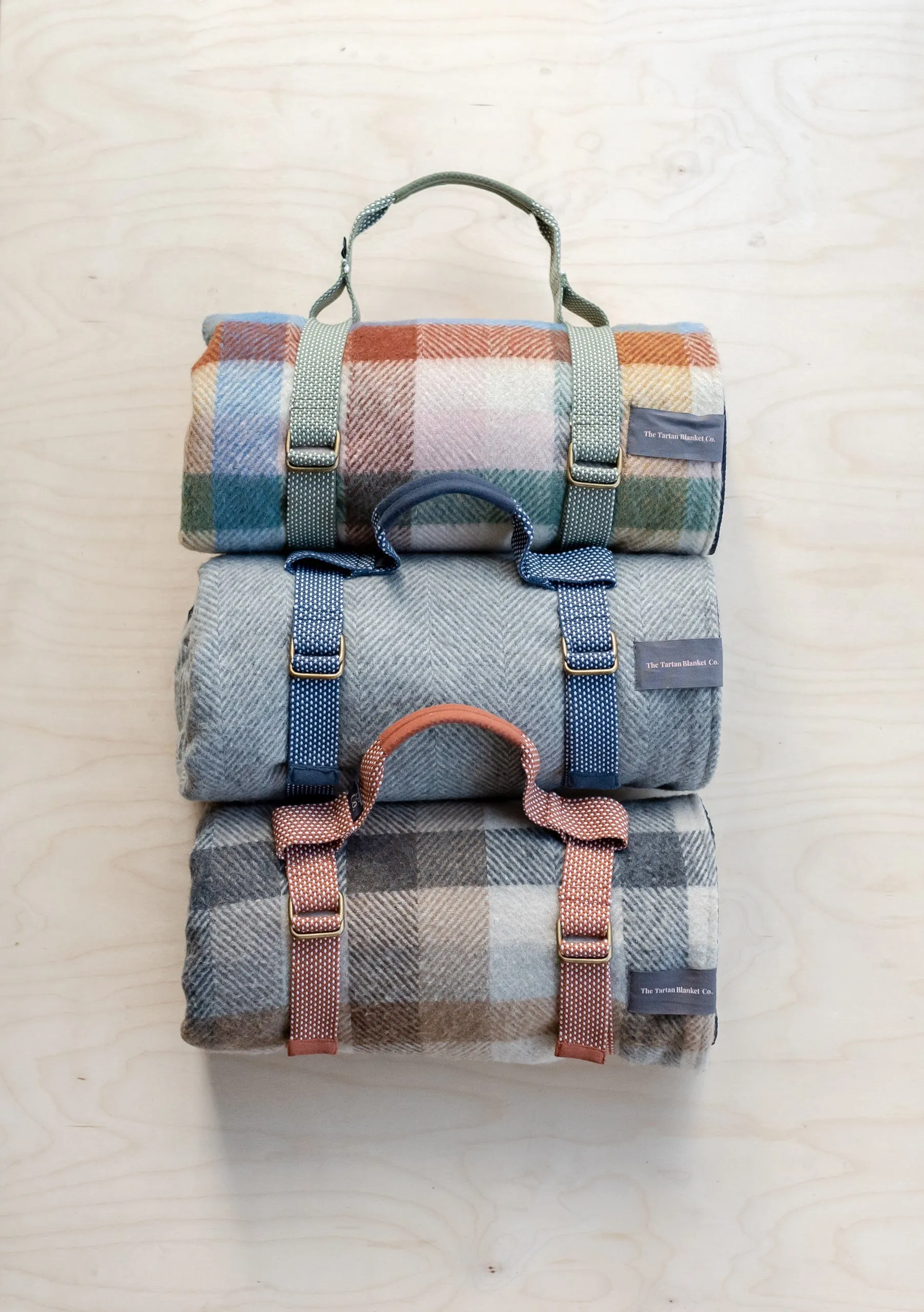 Recycled Wool Picnic Blanket in Stewart Royal Antique Tartan