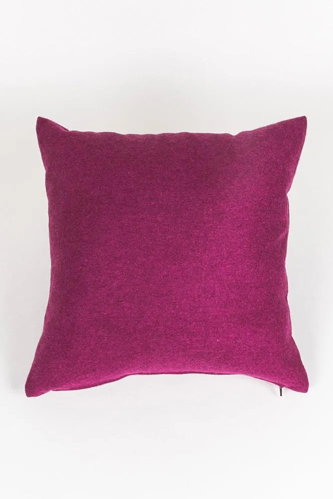 Recycled Wool Pillows & Floor Cushions "Clyde" in 11 colors