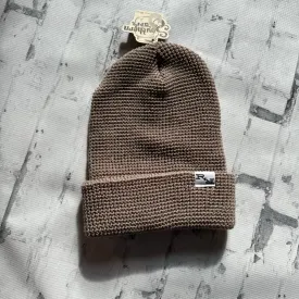 Ripple and Run “Crochet" Beanie - Sand