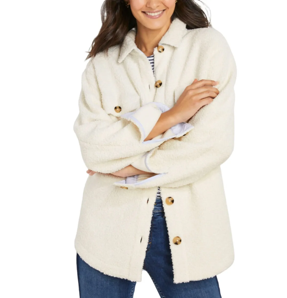 Vineyard Vines Womens Boucle Shirt Jacket