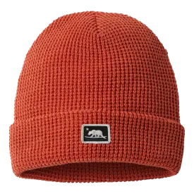 Waffle Beanie - Embroidered Surfbear Patch