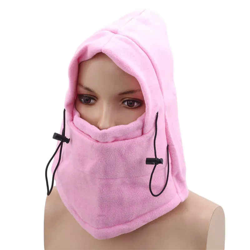 Winter Thermal Fleece Balaclava Men Hat Neck Warmer Hiking Scarf Waterproof Hunting Cycling Hat Hooded Neck Snowboard Face Mask