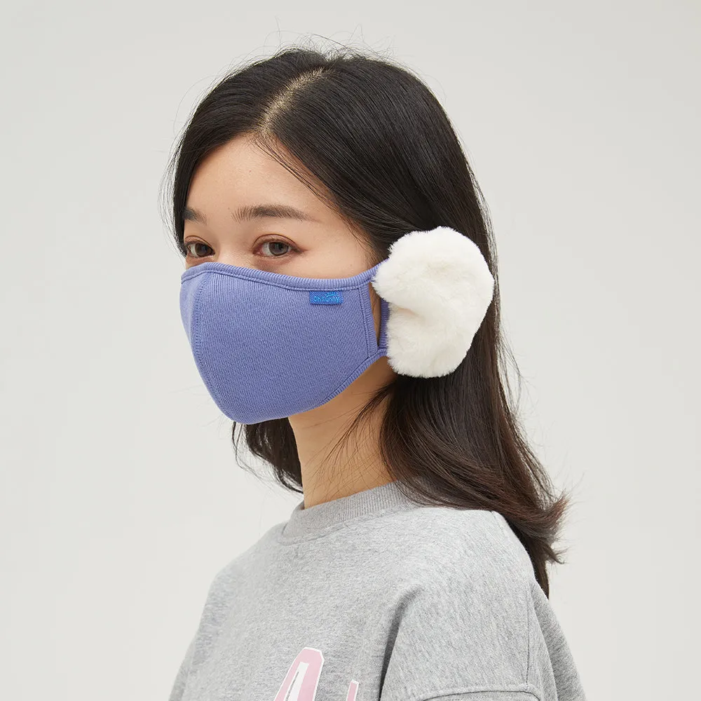 Women's Winter Mask Balaclava Outdoor Protect Face Cover with Earmuffs