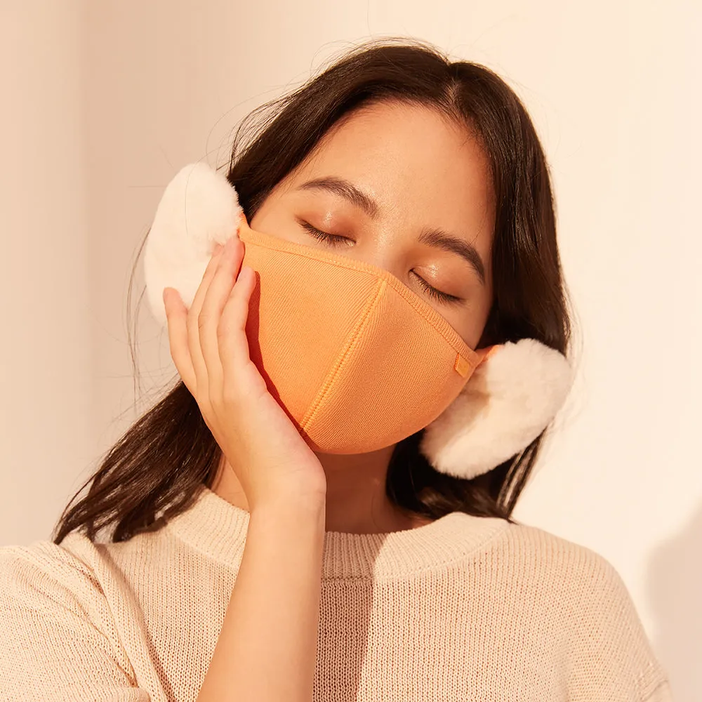 Women's Winter Mask Balaclava Outdoor Protect Face Cover with Earmuffs