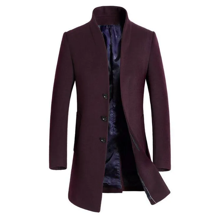 Wool coat jacket For Men
