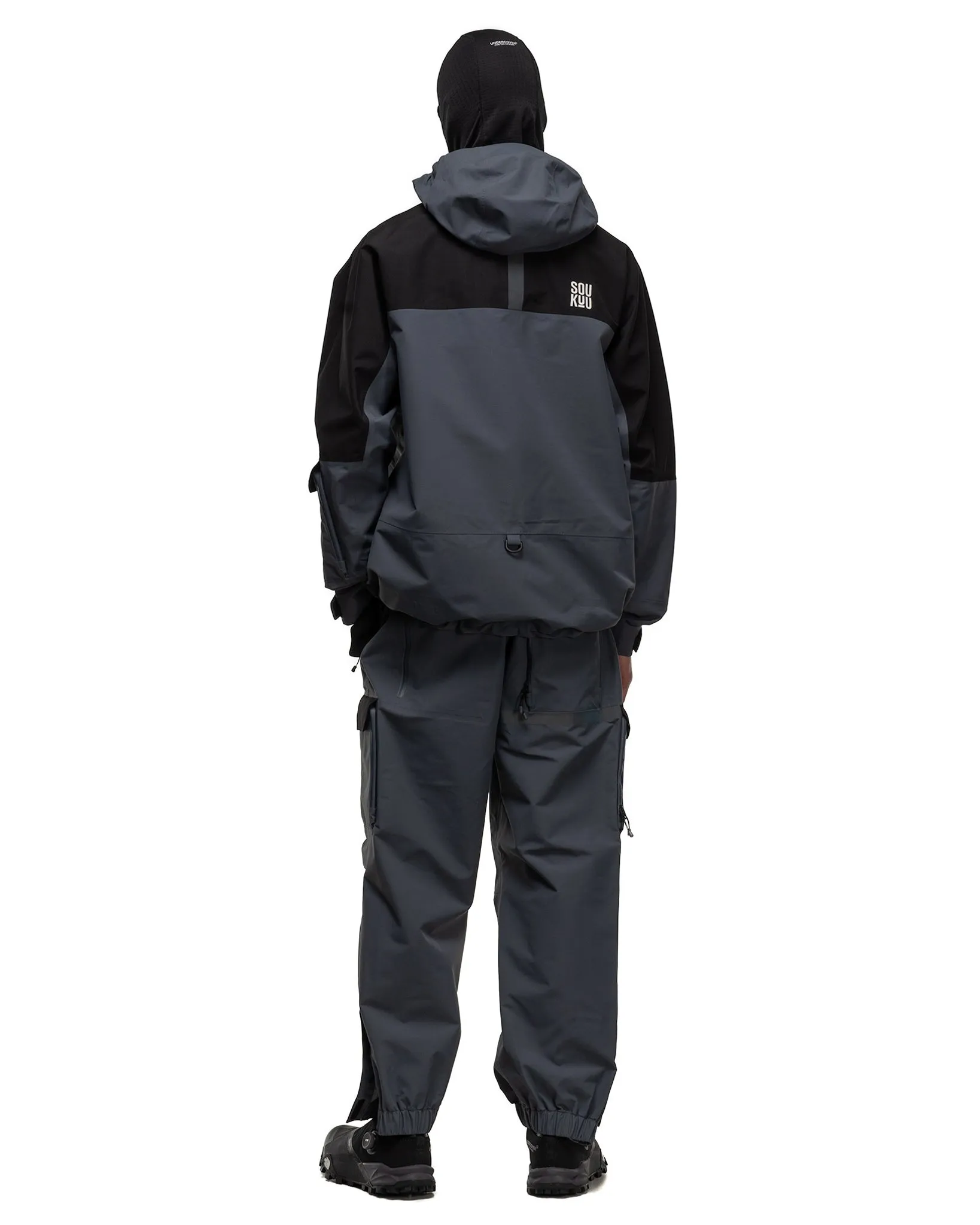 x Undercover SOUKUU Hike Utility Shell Jacket Black/Turbulence Grey