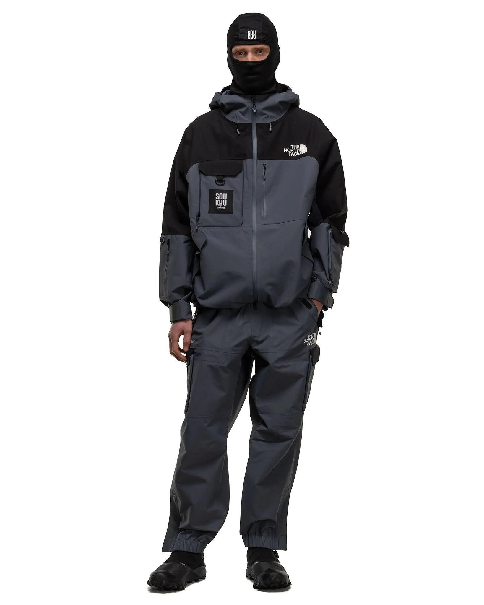 x Undercover SOUKUU Hike Utility Shell Jacket Black/Turbulence Grey