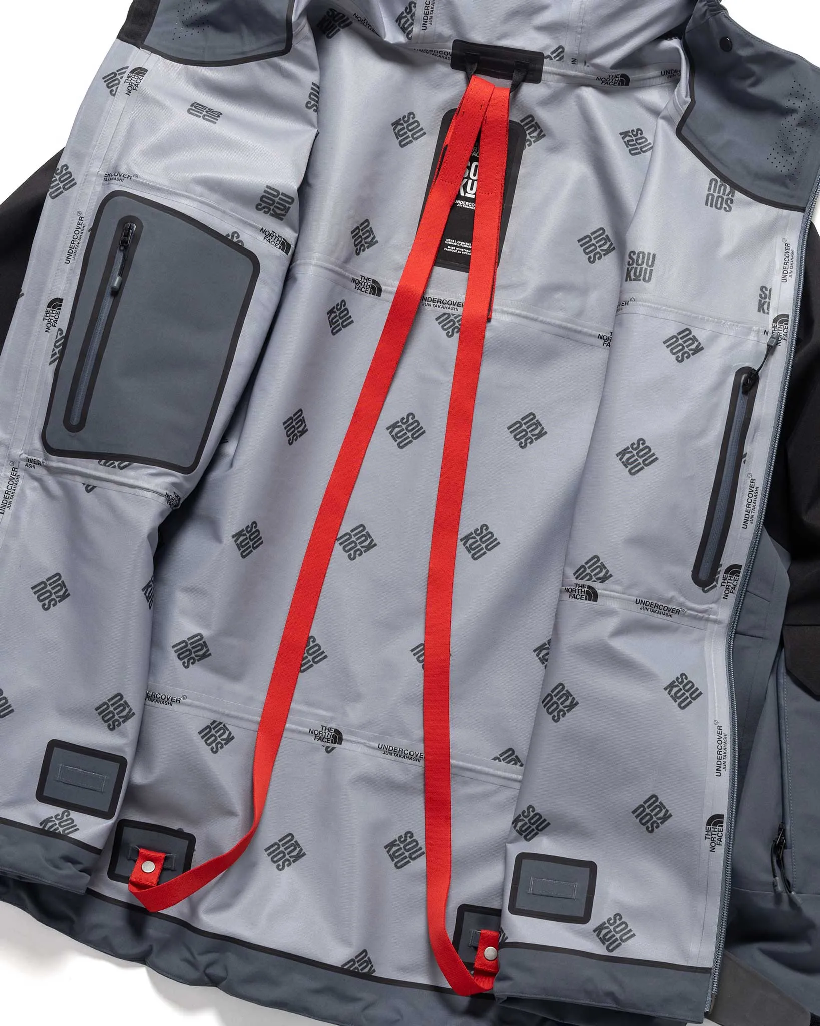 x Undercover SOUKUU Hike Utility Shell Jacket Black/Turbulence Grey